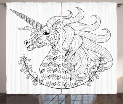 Fantasy Unicorn Curtain