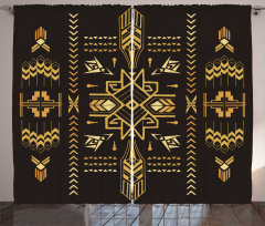 Tribal Vintage Aztec Curtain