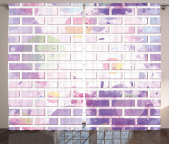 Vector Graffiti Brick Curtain