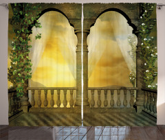 Mystic Fairytale Art Curtain