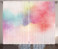 Abstract Digital Paint Curtain