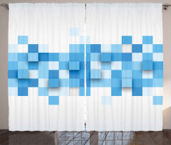 3D Mosaic Geometric Curtain