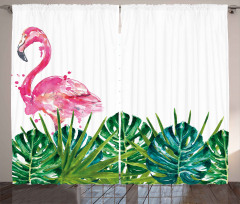 Exotic Nature Flamingo Curtain