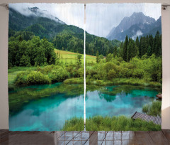 Zelenci Pond Slovenia Curtain