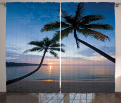 Sunset Beach Thailand Curtain