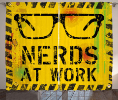 Nerds at Work Grungy Curtain