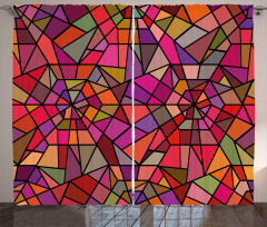Vitray Mosaic Triangle Curtain