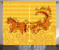 Folk Design Curtain