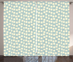 Big Small Squares Tile Curtain