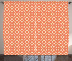 Checkered Modern Tile Curtain