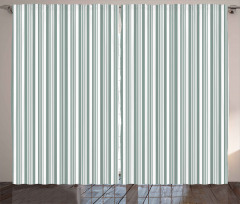 Thin and Bold Stipes Curtain