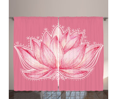Lotus Meditation Yoga Curtain