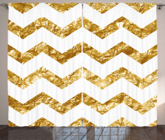 Zigzag Pattern Modern Curtain