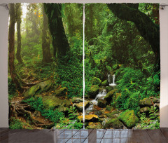 Rainforest Trees Nepal Curtain