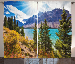 Canadian Glacial Lake Curtain