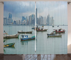 Fishing Boats Panama Curtain