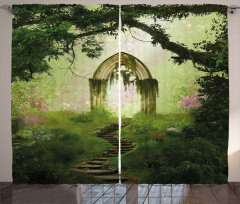 Fantasy Gate in Forest Curtain
