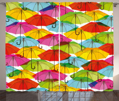 Vivid Umbrella Curtain