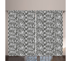 Lace Gothic Pattern Curtain