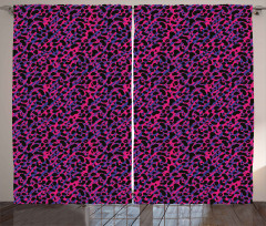 Leopard Skin Safari 80s Curtain