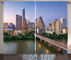Autin Texas City Bridge Curtain