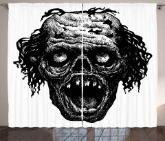Zombie Evil Dead Man Curtain