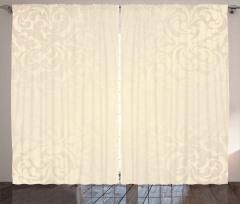 Monochrome Damask Curtain