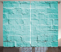 Brick Old Wall Vibrant Curtain