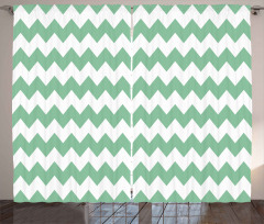 Zigzag Twisty Modern Curtain