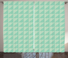 Half Squares Triangles Curtain