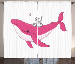 3 Cats Big Fish Magic Curtain