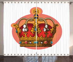 Baroque Crown Coronet Curtain