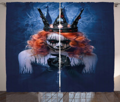 Queen of Death Art Curtain
