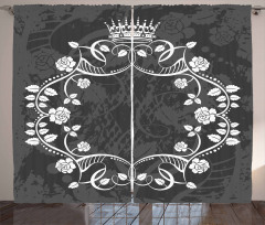 Royal Flora Crown Curtain