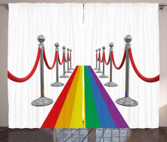 Carpet Stanchions Event Curtain
