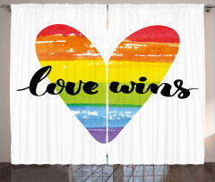Gay Marriage Sign Curtain