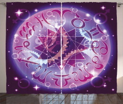 Zodiac Circle Space Curtain