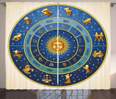 Astroloji Perde Mavi Sarı Burçlar Yazı