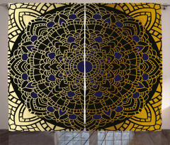 Lotus Inspired Design Curtain