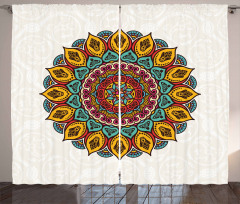 Mandala Vintage Elements Curtain