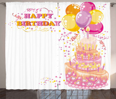 Girl Theme Cake Curtain