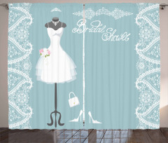 Vintage French Bride Curtain