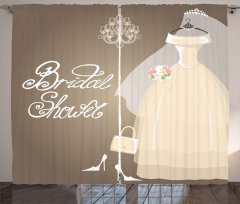 Love Bride Party Curtain
