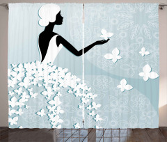 Butterfly Dress Curtain