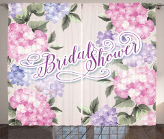 Bride Hydrangeas Curtain