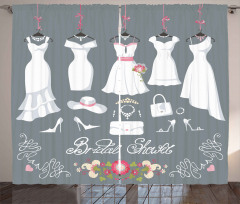 Fashion Wedding Dress Curtain