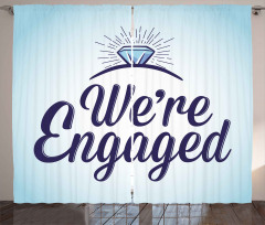 We Are Engaged Curtain