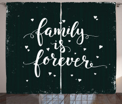 Family Forever Curtain