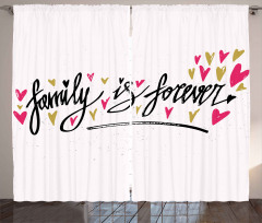 Family is Forever Curtain