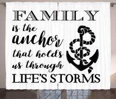 Family Anchor Curtain
